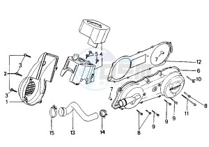 SV GEO - 125 cc drawing CRANKCASE COVER