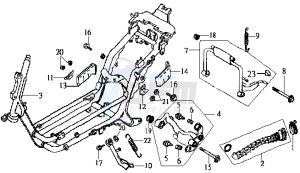 JOYRIDE 200 E2 - 2004 drawing FRAME