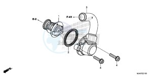 CB500F Europe Direct - (ED) drawing THERMOSTAT