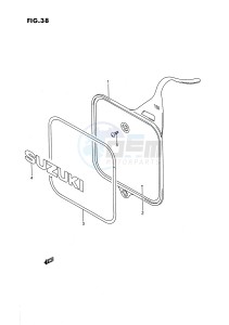 RM80 (E24) drawing FRONT NUMBER PLATE