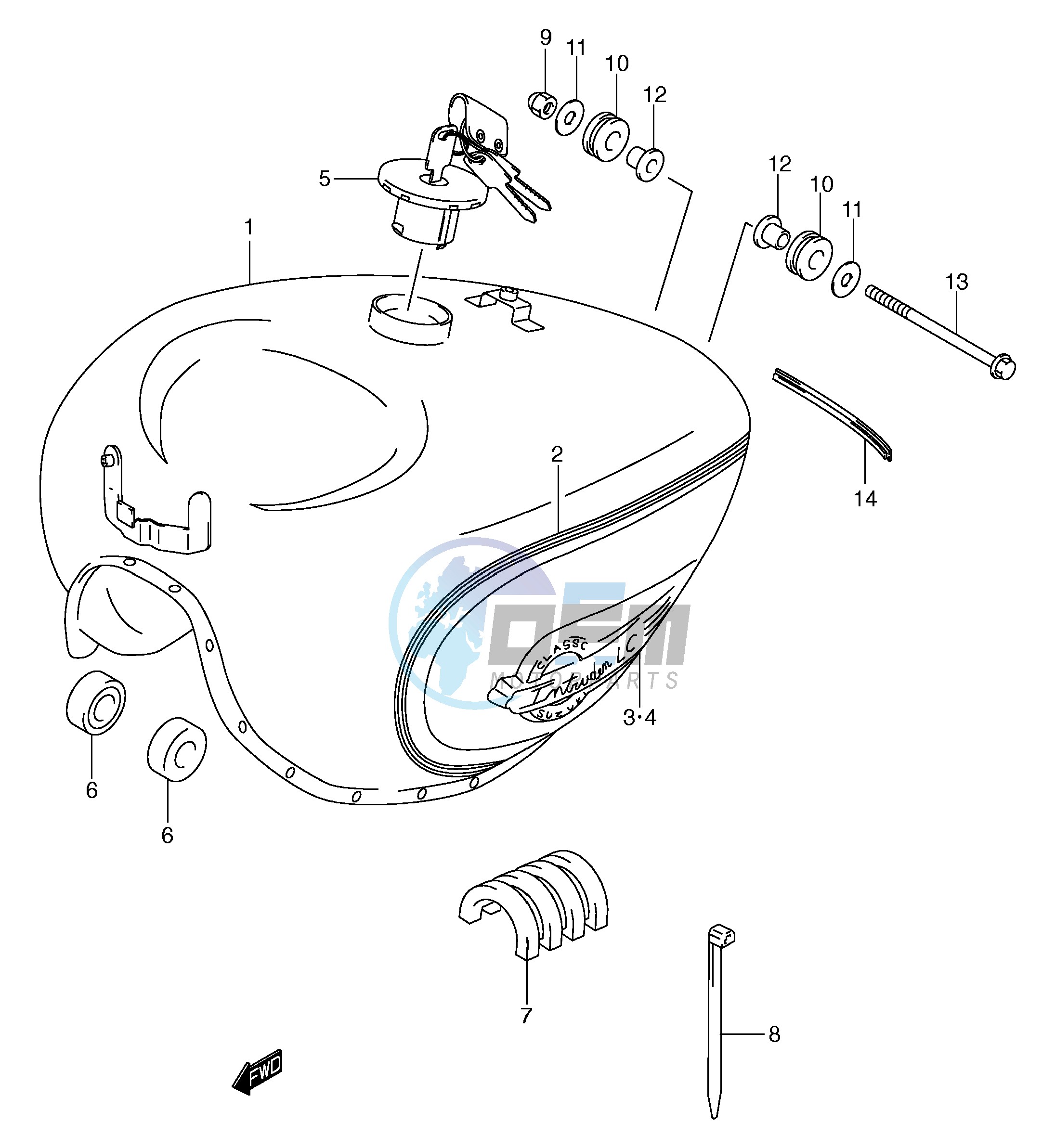 FUEL TANK (MODEL Y)