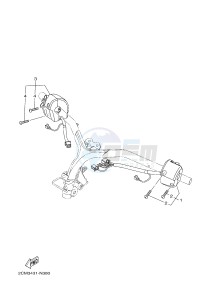 MW125A TRICITY 125 ABS (2CM2 2CMC) drawing HANDLE SWITCH & LEVER