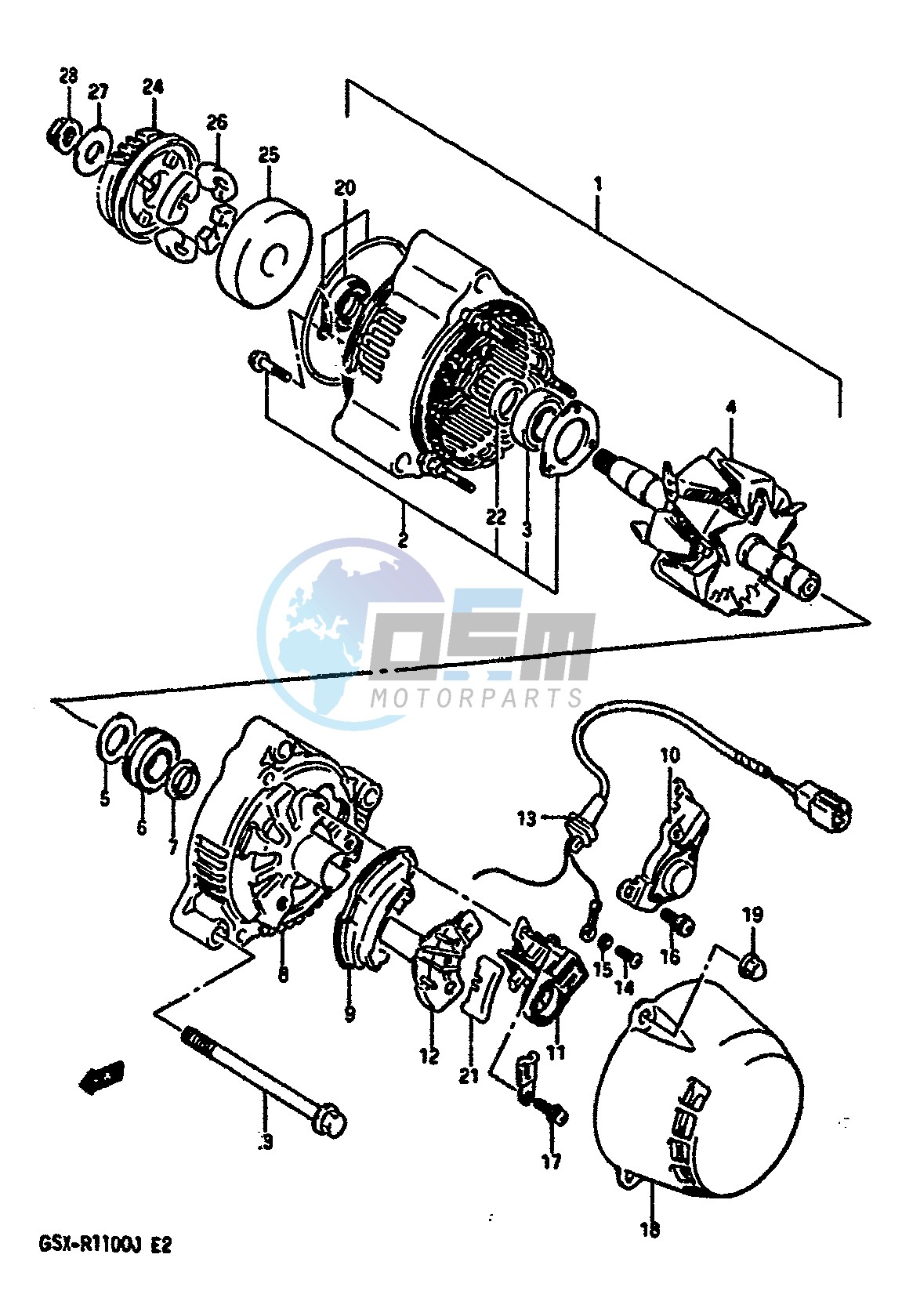 ALTERNATOR (MODEL J)