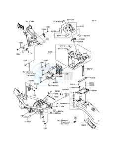 W800 EJ800AGS GB XX (EU ME A(FRICA) drawing Frame Fittings