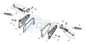 XS-125-K drawing FOOTREST