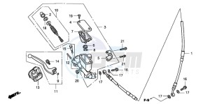 CRF450X drawing FR. BRAKE MASTER CYLINDER