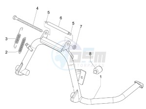 MP3 125 ie drawing Stand