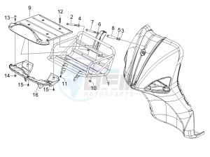 Liberty 50 4T PTT 2017 (B-NL) (B-NL) drawing Front luggage rack