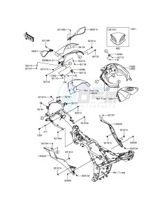 NINJA_300_ABS EX300BFFA XX (EU ME A(FRICA) drawing Cowling