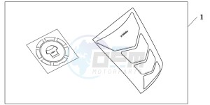 CBF1000T drawing TANKPAD / FUEL LID COVER