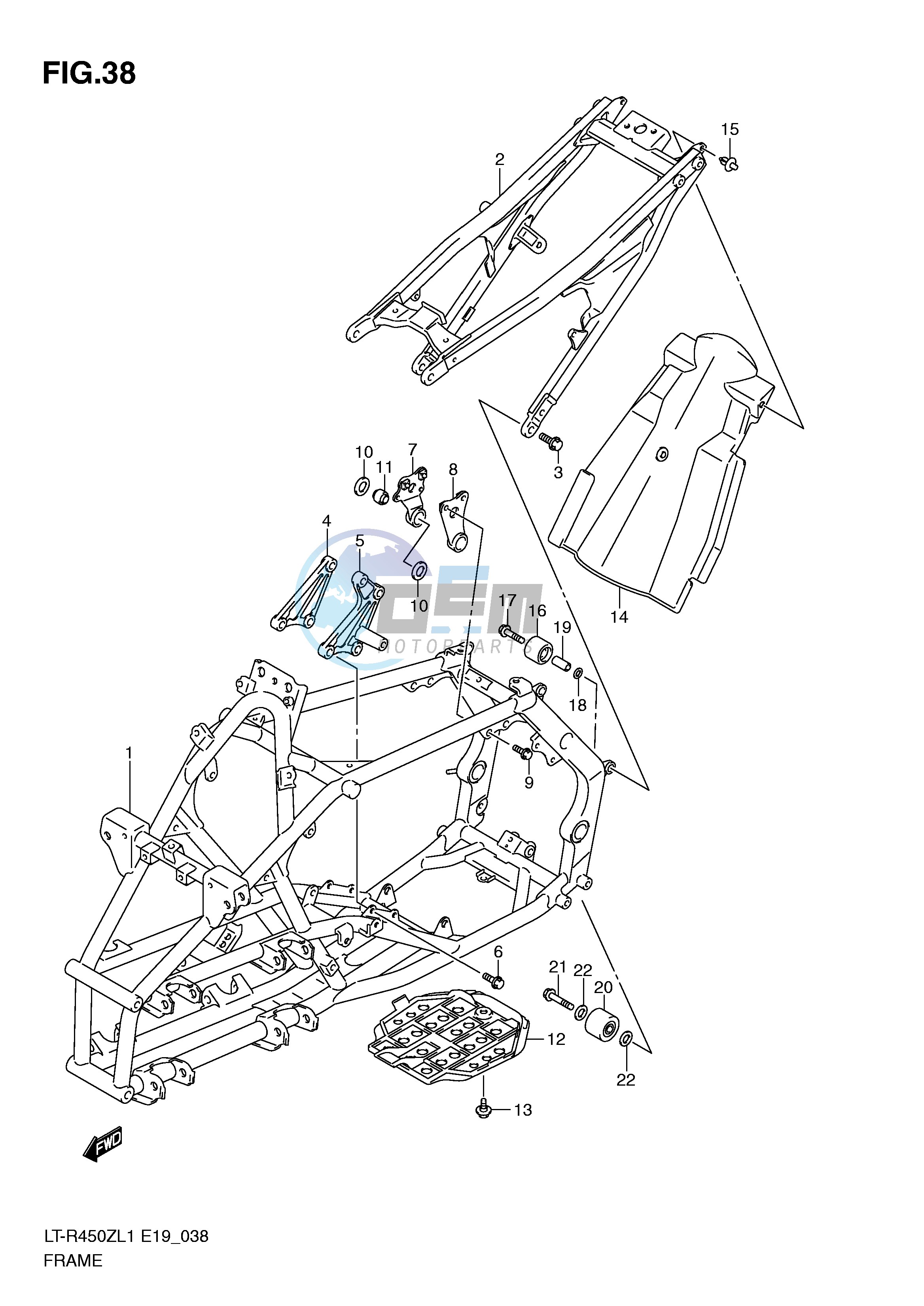 FRAME (LT-R450ZL1 E19)