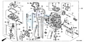 CRF150RD CRF150R Europe Direct - (ED) drawing CARBURETOR