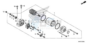 CBR1000S1H 2ED - (2ED) drawing STARTER MOTOR