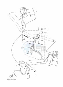 MT-03 MTN320-A (B9A9) drawing HANDLE SWITCH & LEVER