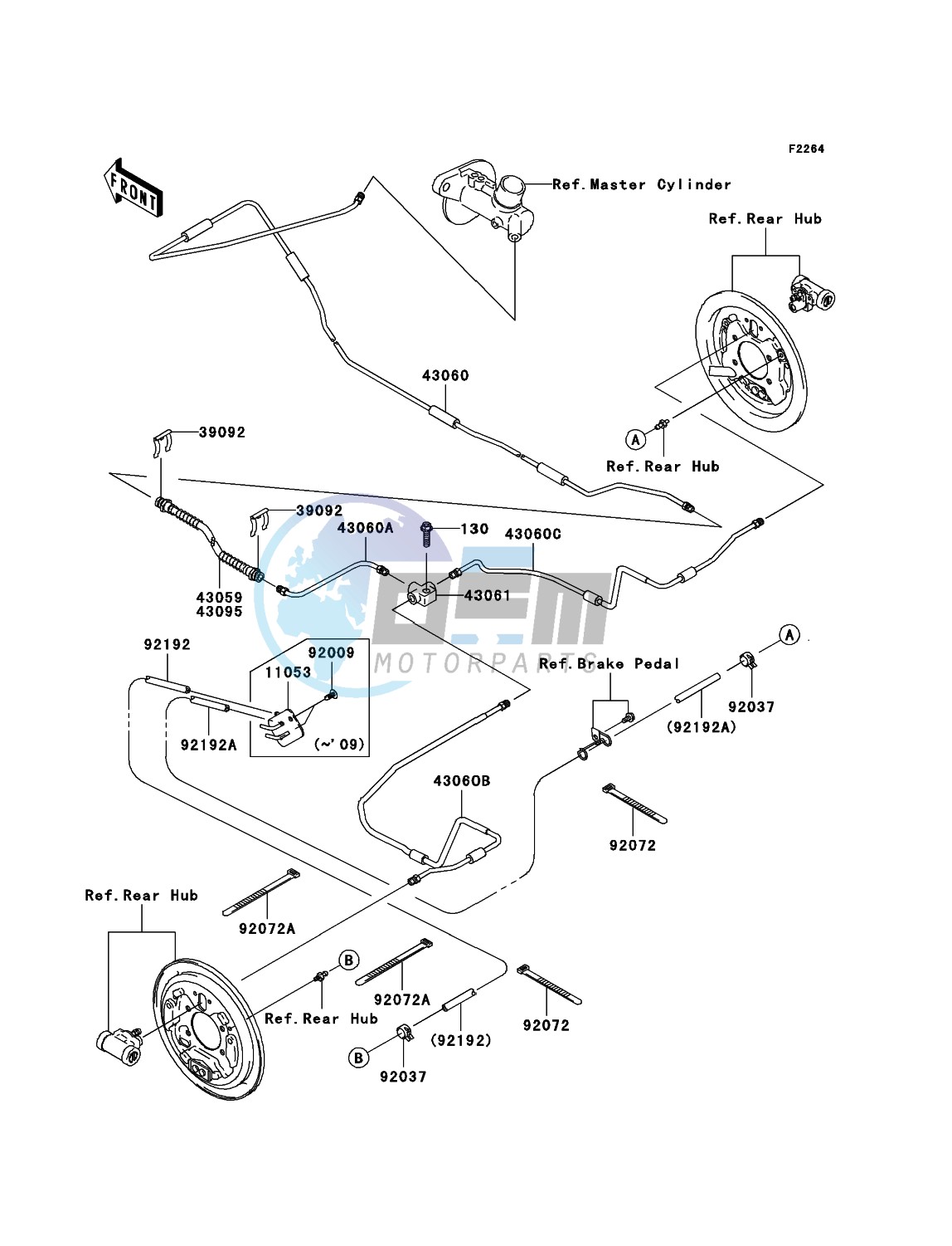 Rear Brake Piping