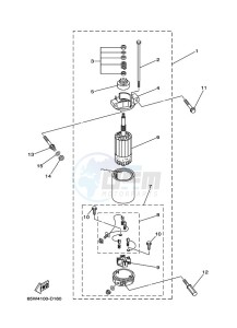 F25AEL drawing STARTER-MOTOR