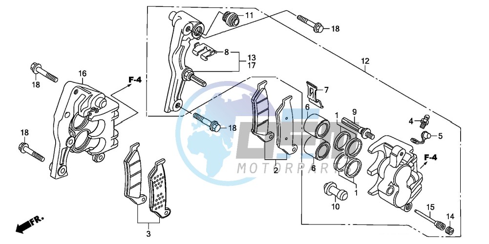 FRONT BRAKE CALIPER