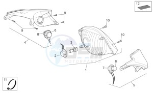 Scarabeo 400-492-500 Light drawing Tail light