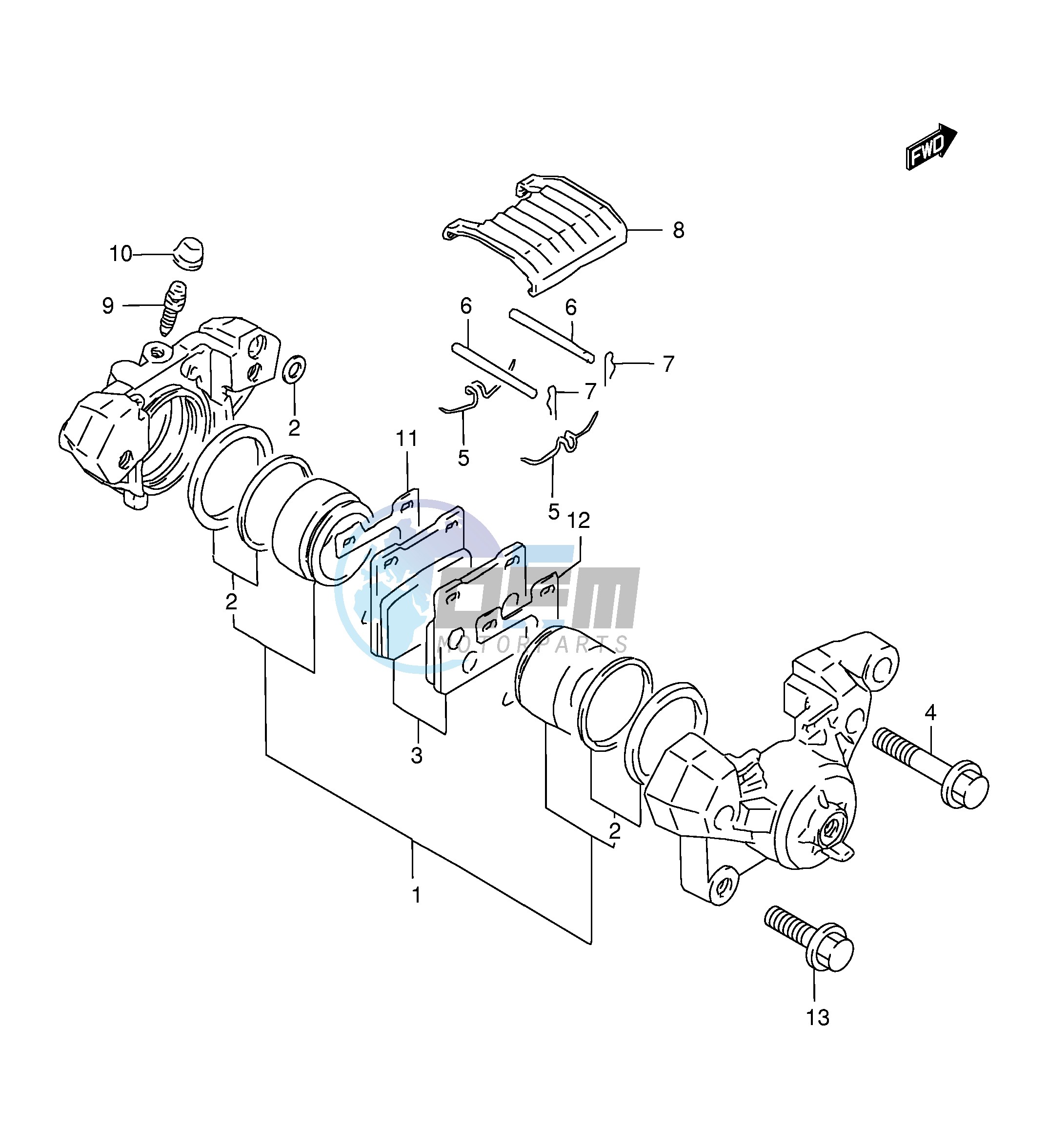 REAR CALIPER