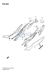 SFV650 (E3-E28) Gladius drawing FRAME COVER (MODEL L0)