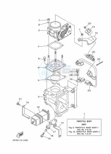 FL225BETX drawing THROTTLE-BODY