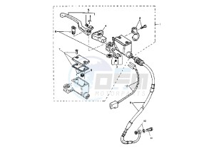 TT S 600 drawing FRONT MASTER CYLINDER