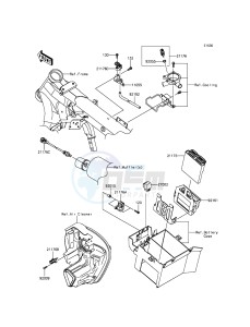 VULCAN 1700 NOMAD ABS VN1700DGF GB XX (EU ME A(FRICA) drawing Fuel Injection