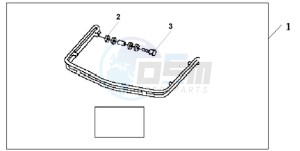 GL18009 BR / AB - (BR / AB) drawing TRUNK GUARD PIPE