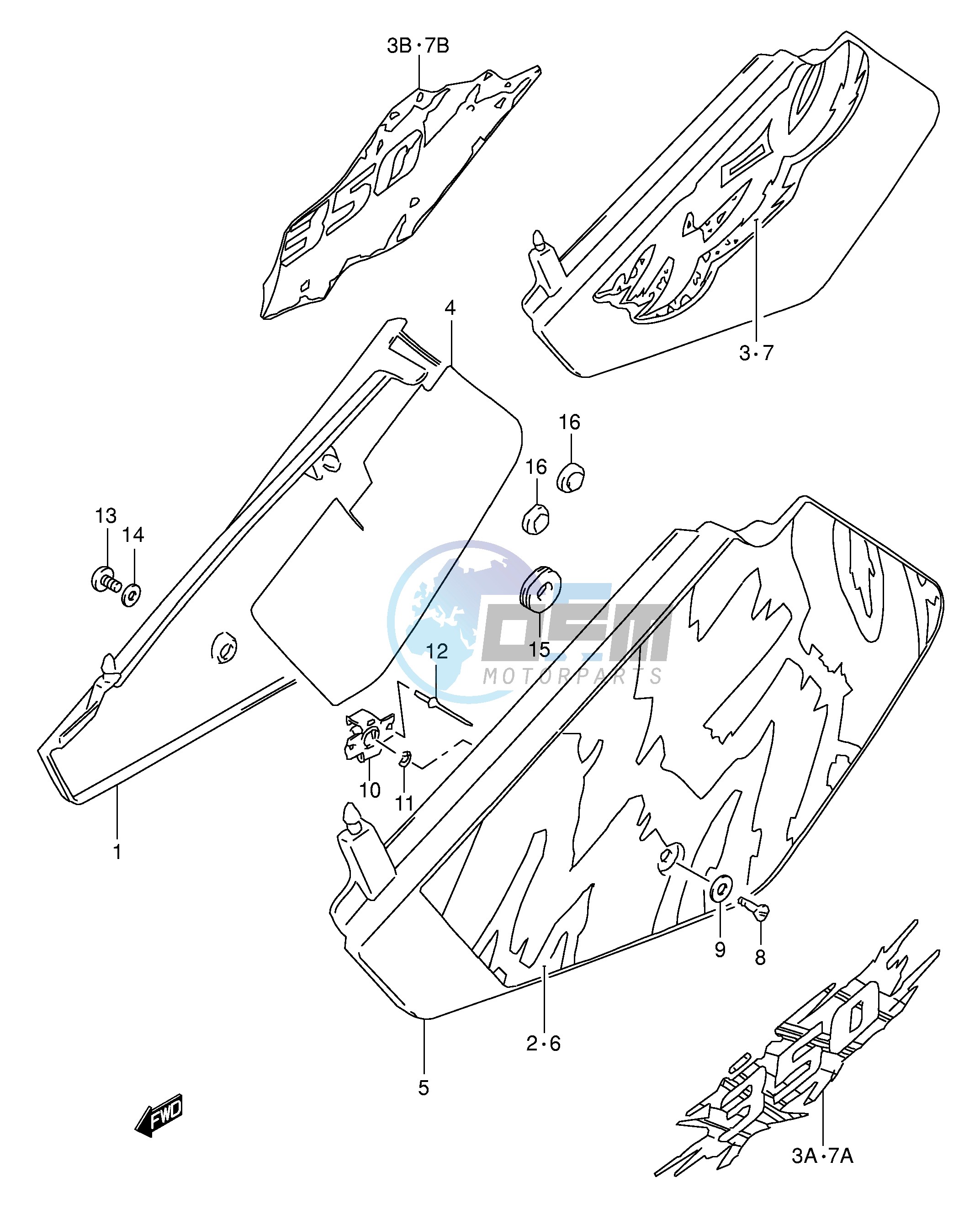 FRAME COVER (MODEL N P R S)