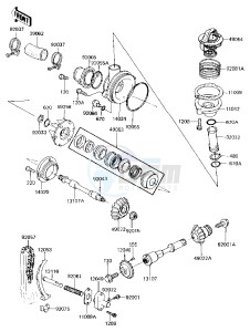 ZN 1300 A [VOYAGER] (A1-A4) [VOYAGER] drawing WATER PUMP