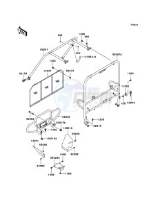 MULE 3000 KAF620-G5 EU drawing Guards/Cab Frame