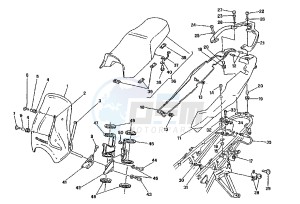 RIVER 500 drawing SEAT-SIDE COVER