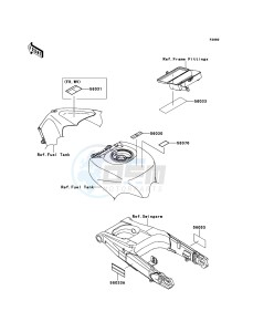 ZZR1400_ABS ZX1400FCF FR GB XX (EU ME A(FRICA) drawing Labels