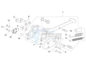 RSV4 1000 RR (EMEA) (EU, IL) drawing Central stand