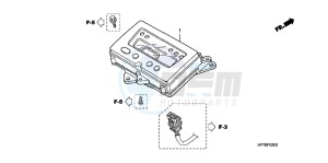 TRX420FAC drawing METER