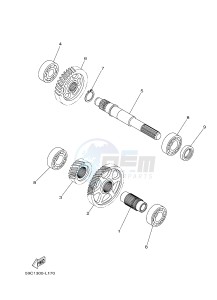 XP500 T-MAX 530 (59C8) drawing TRANSMISSION