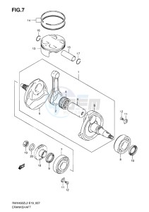 RMX450 drawing CRANKSHAFT