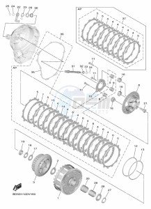 NIKEN MXT850 (BD5F) drawing CLUTCH