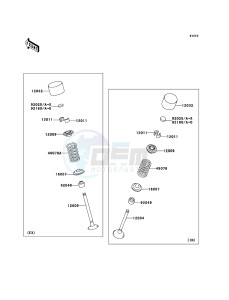 ZZR1400 ZX1400A7F FR GB XX (EU ME A(FRICA) drawing Valve(s)