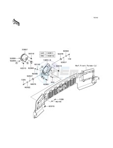 KAF 620 R [MULE 4010 TRANS4X4] (R9F-RAFA) RAFA drawing HEADLIGHT-- S- -