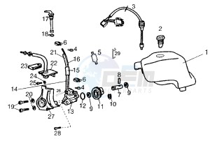 SENDA R X-TREM - 50 cc drawing OIL PUMP