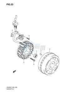 AN400 (E2) Burgman drawing MAGNETO