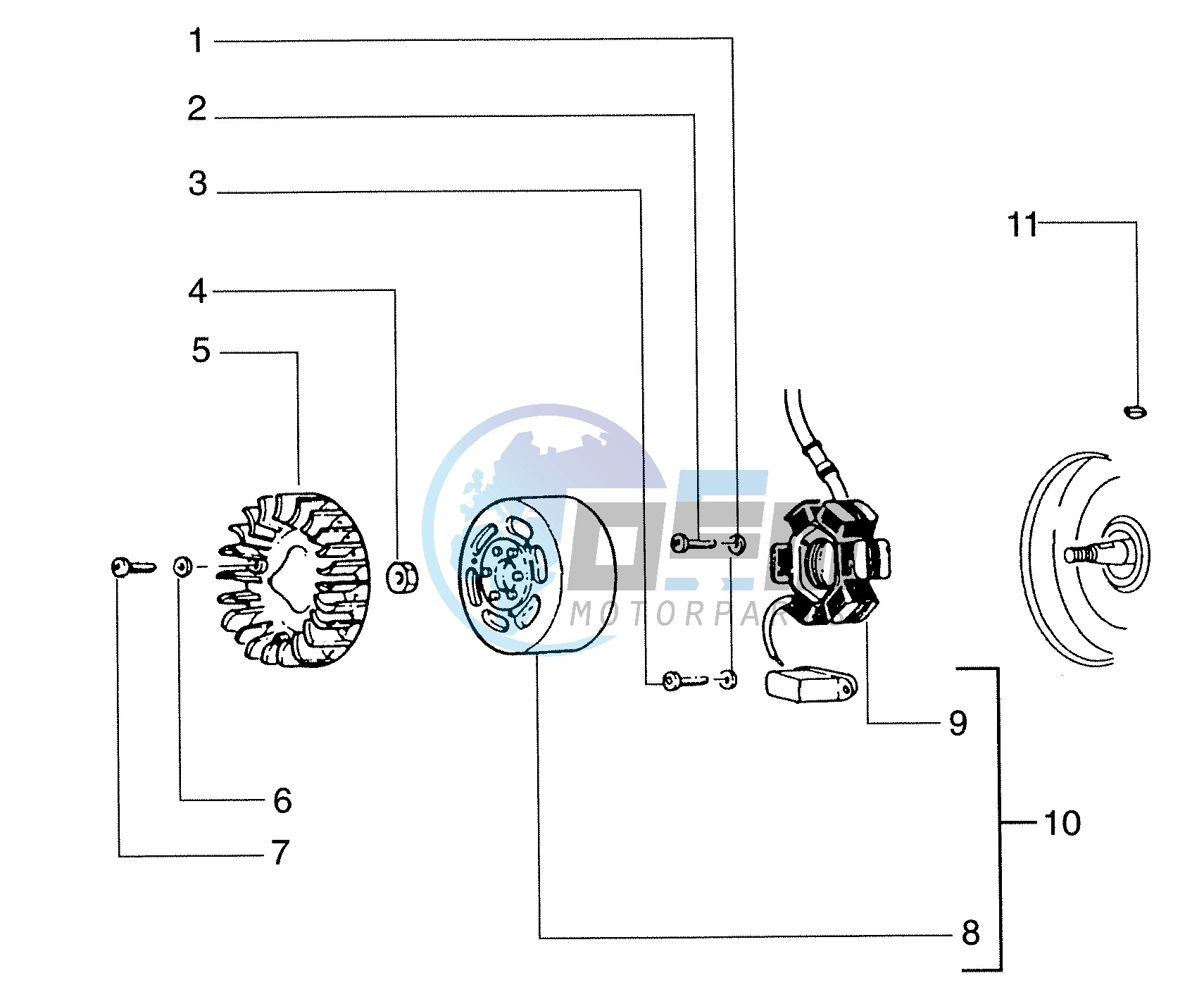 Cdi magneto assy