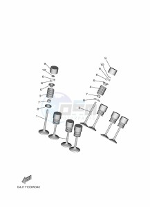 YXE1000EW YX10ERPAN (B4MF drawing VALVE