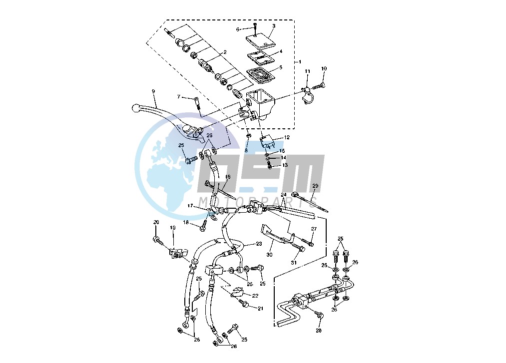 FRONT MASTER CYLINDER