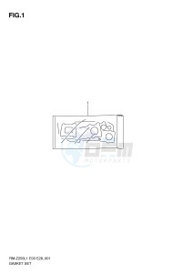 RM-Z250 (E3-E28) drawing GASKET SET