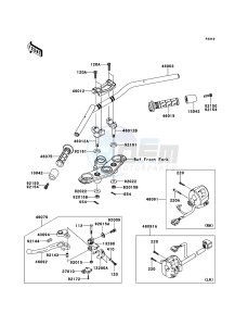 ER-6f EX650CBF GB XX (EU ME A(FRICA) drawing Handlebar