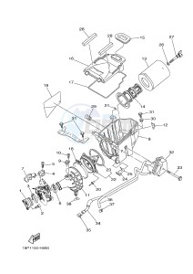 YFZ450R YFZ450RB (18PK 18PL) drawing INTAKE