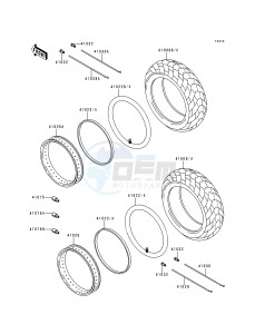 VN 800 B [VULCAN 800 CLASSIC] (B1-B5) [VULCAN 800 CLASSIC] drawing TIRES