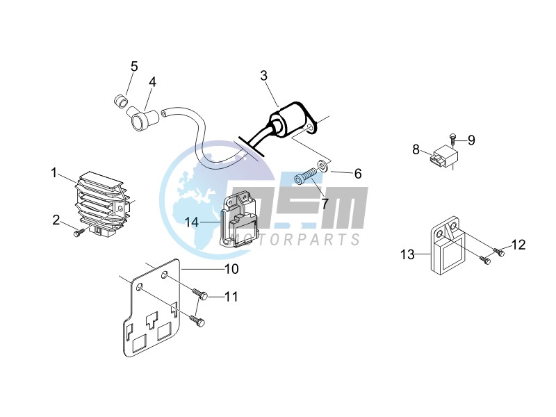 Voltage Regulators - Electronic Control Units (ecu) - H.T. Coil